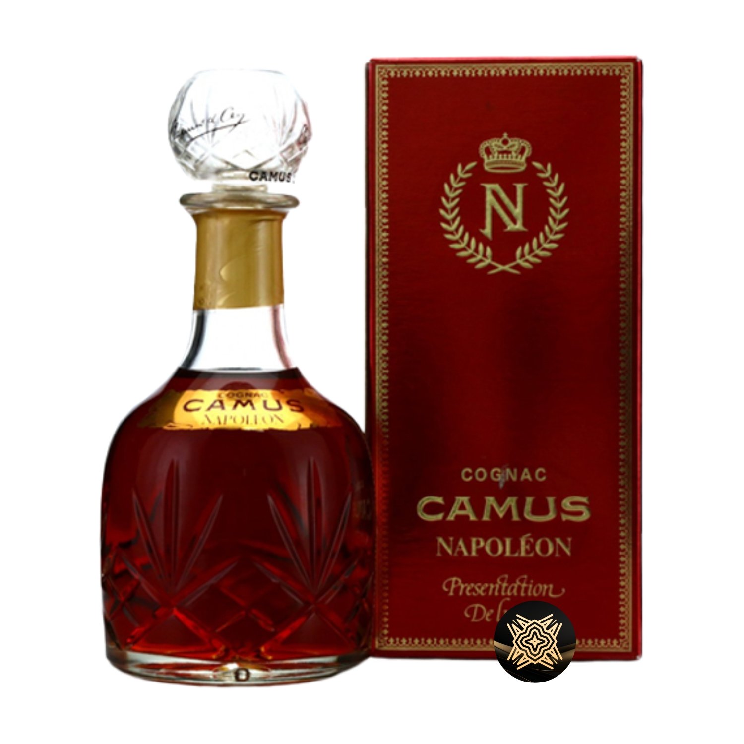 回收卡慕水晶瓶拿破崙干邑白蘭地Camus Napoleon Cognac Presentation DeLuxe Decante