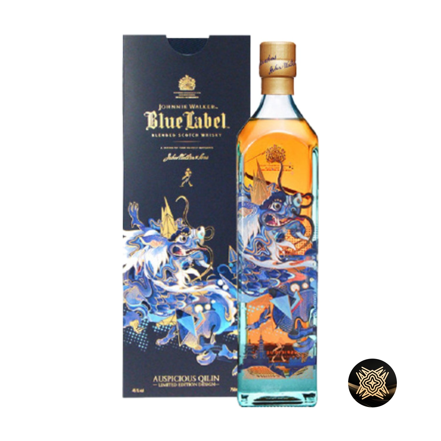 回收尊尼獲加 藍牌麒麟限定版 Johnnie Walker Blue Label Auspicious Qilin Blend Sco