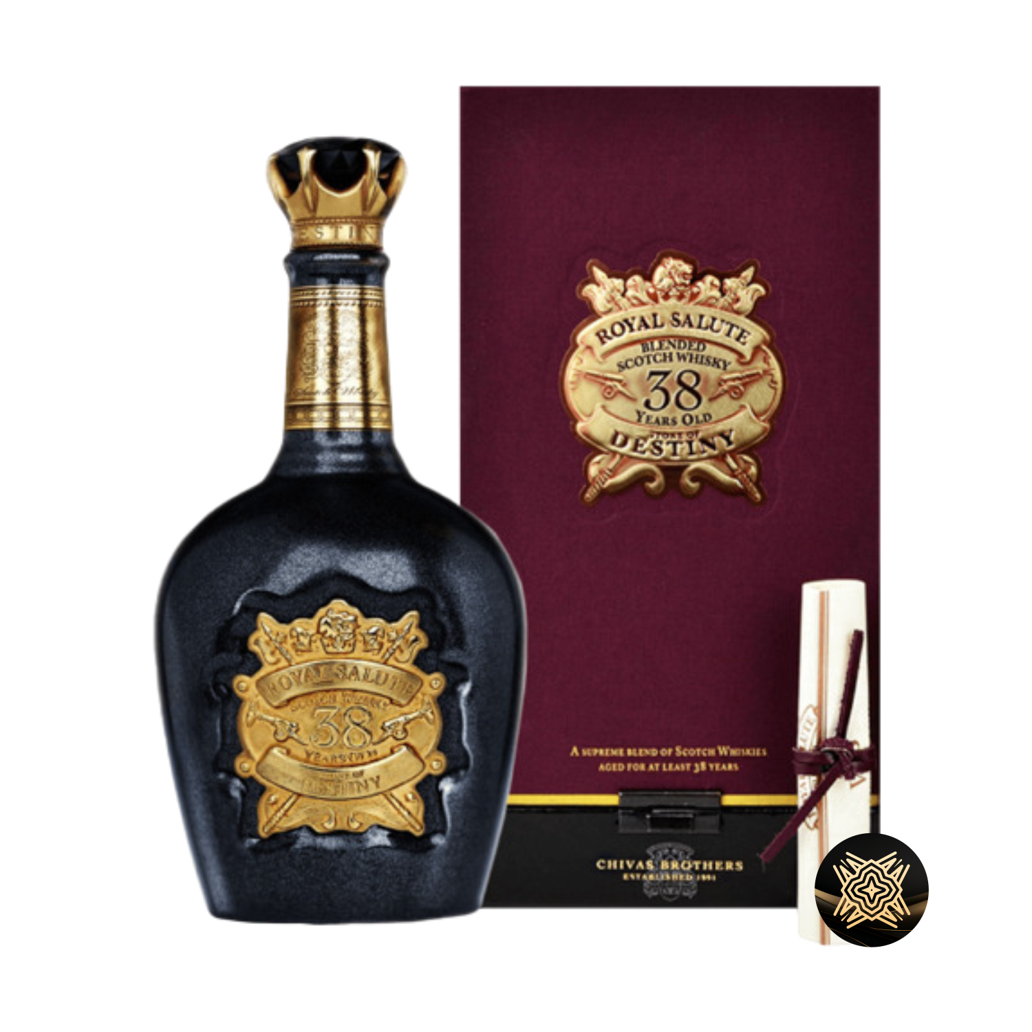 回收皇家禮炮 38年命運之石 Royal Salute 38 Year Old Stone of Destiny Scotch Whisky