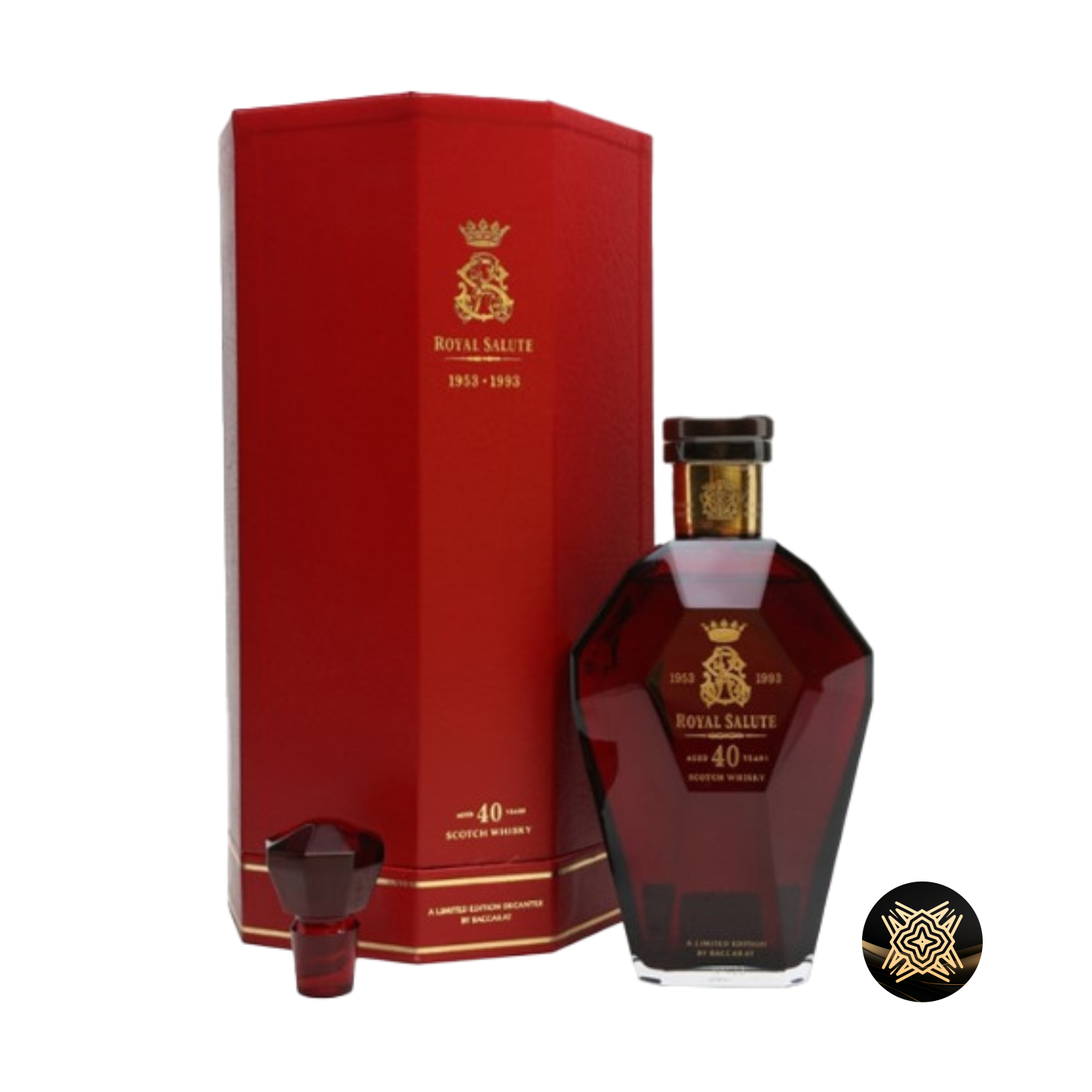 回收皇家禮炮 40年紅寶石 Royal salute 40 lended Scotch Whisky