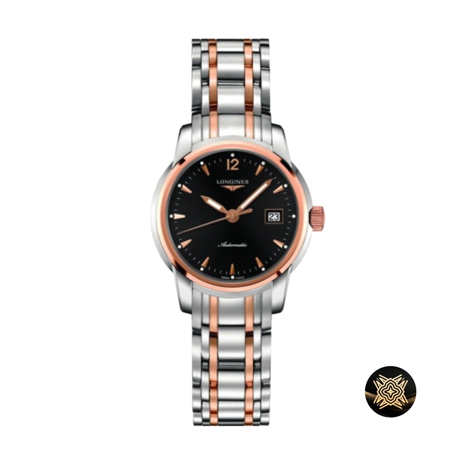 Longines Saint-Imier 浪琴索伊米亞系列 L2.563.5.52.7 女士自動機械腕錶